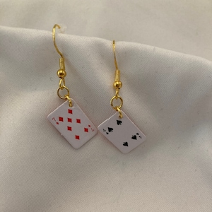 Mini Playing Card Earrings