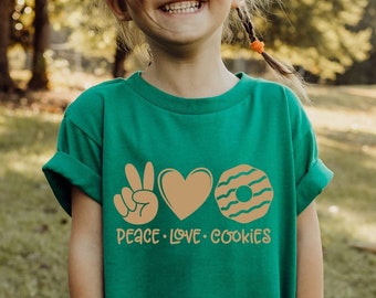 Peace, Love, Cookies Shirt, GS Cookie Dealer, Thin Mints Forever, Scouts Cookie Shirts