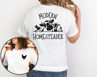 Modern Homesteader Shirt, Country Living Shirt, Simple Life Tee