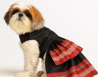 Custom Dog Lehenga: Indian Wedding Outfit, Desi Pet Apparel
