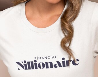 Koszulka Financial Nillionaire – zabawna koszulka unisex, prezent z humorem finansowym