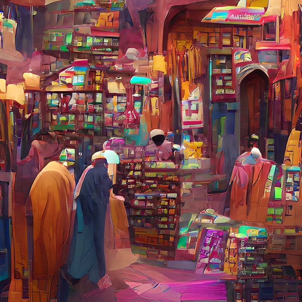 Morocco Bazaar Sellers