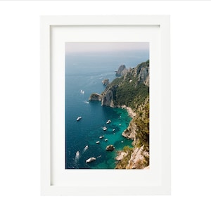 Capri Coast Vertical       | Amalfi Coast Beach Art Print | Capri, Italy | Fine Art Photography Prints | Film Photography