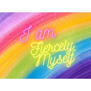 10 Printable Rainbow Affirmation Cards for all ages