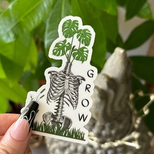 Sticker, GROW