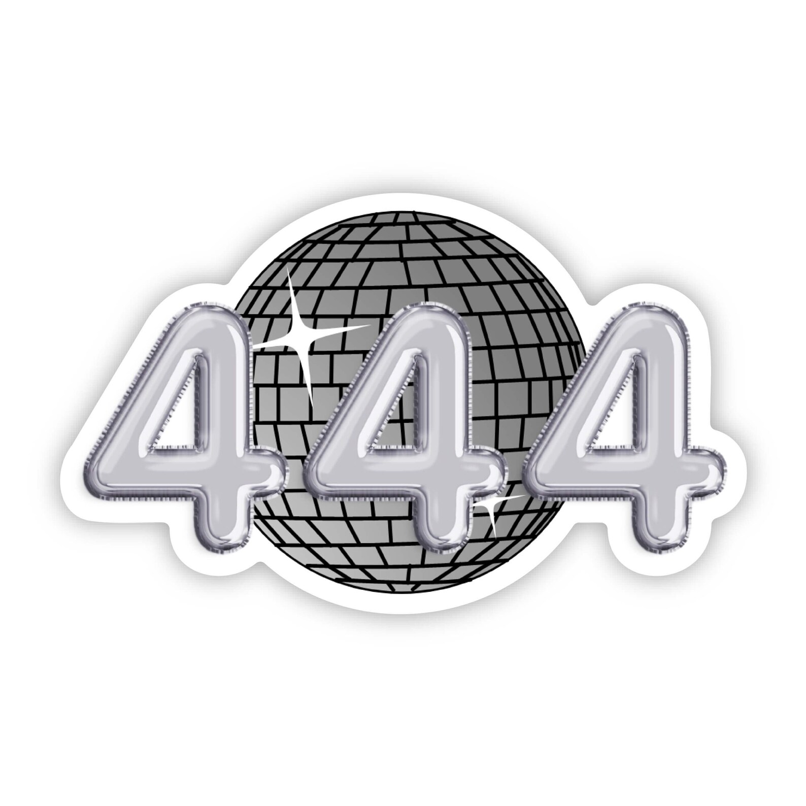 Angel Number Sticker 444, Protection, Guidance - Etsy