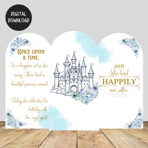 Es war einmal Prinzessin Märchen Geburtstag Thema Chiara Arch INSTANT DIGITAL DOWNLOAD, Storybook Backdrop Dekoration Pintable Download