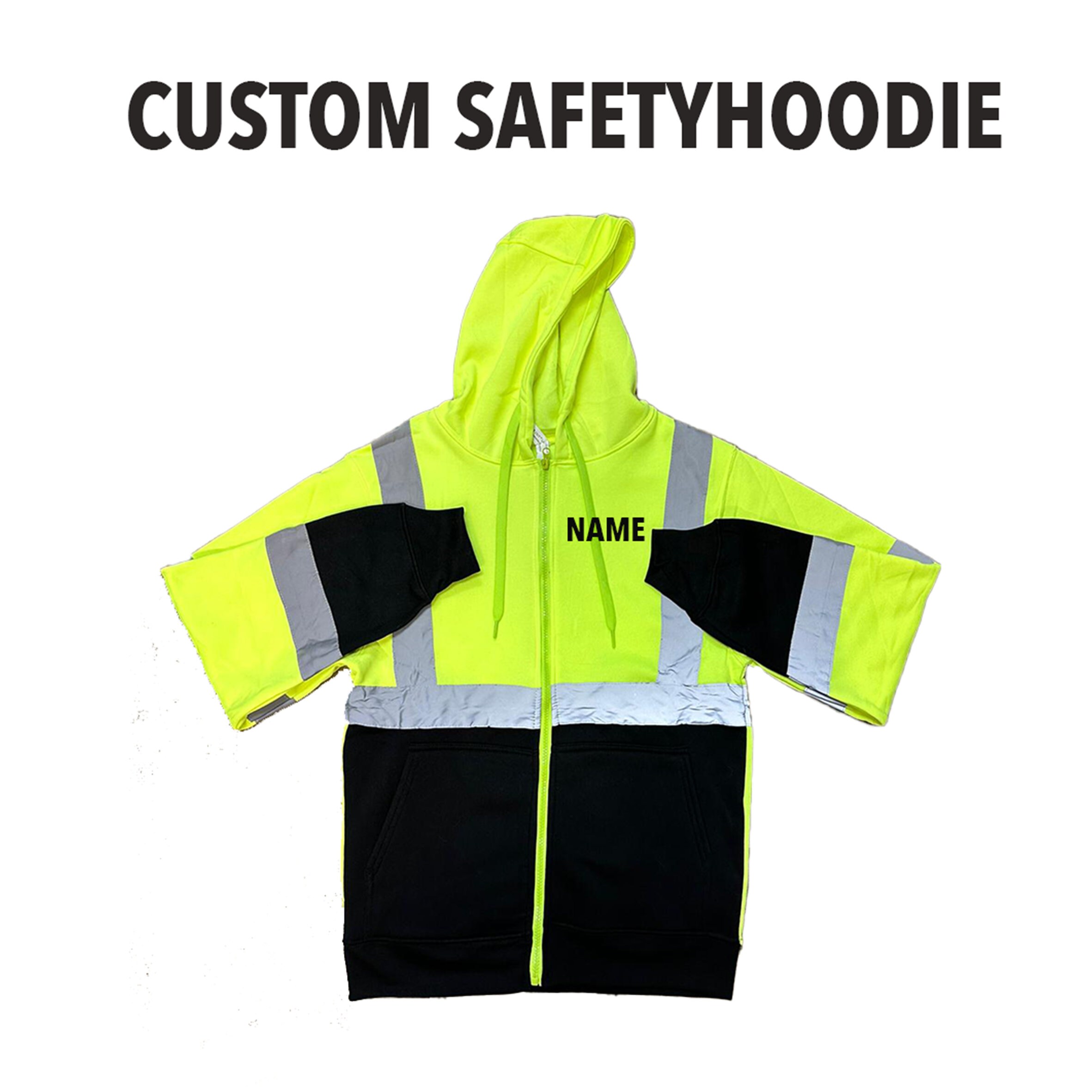 Safety Vest Custom Name Company Logo 2023 Construction Deflector Trendy ...