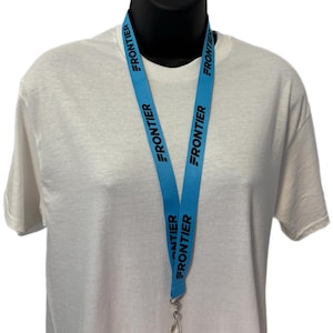 Frontier Airlines Lanyard, Flight Attendant Lanyard, ID Lanyard, Aviation Accessories, Flight Crew Gifts, Pilot Lanyard