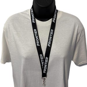Frontier Airlines Lanyard, Flight Attendant Lanyard, ID Lanyard, Aviation Accessories, Flight Crew Gifts, Glitter Lanyard