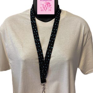 Frontier Airlines Sparkling Lanyard, Flight Attendant Lanyard, ID Lanyard, Aviation Accessories, Flight Crew Gifts, Rhinestone Lanyard