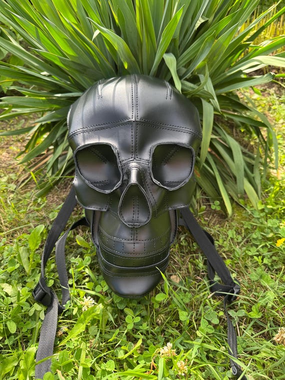3D Handmade Skull Bagleather Skull Backpackgothic Black Bag for  Him/herlarge Biker Rucksackpunk Rock Festival Stylehalloween Horror Bag  - Etsy