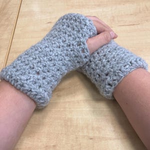 Handmade Knit Fingerless Gloves: Cozy Unisex Arm Warmers