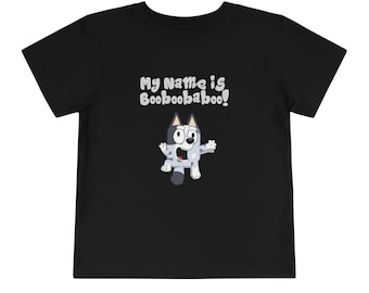 Bluey Muffin - My Name is Booboobaboo! - Toddler Short Sleeve Tee