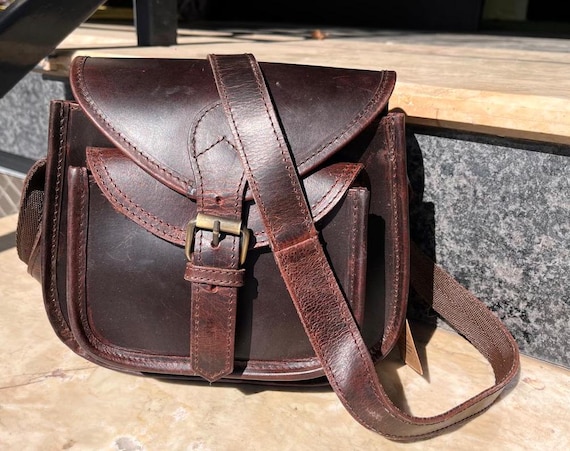 Casual Everyday Use Leather Women's Purse, Crossbody Shoulder Bag Travel Satchel Handbag Bag, Leather Satchel Purse/ Handbag