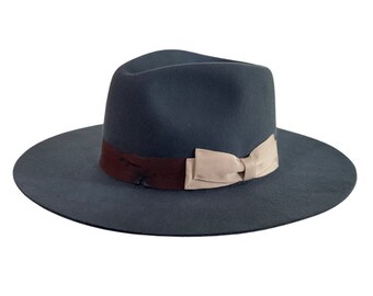 Highland Spruce Fedora Hat || Sophisticated Fedora || Fedora Hat ||  Wide Brim Fedora || Fedora for Women || Alpha Fashionista