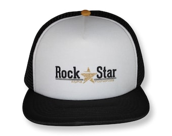 RockStar Trucker Hat || Embroidered Trucker Hat || LA Los Angeles Trucker Hat || Baseball Hat || Alpha Fashionista