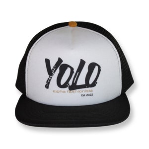 Yolo Trucker Mütze || Bestickte Trucker Mütze || LA Los Angeles Trucker Mütze || Baseballmütze || Alpha Fashionista