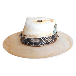 Beverly – Bone White || Sophisticated Fedora || Fedora Hat ||  Wide Brim Fedora || Fedora for Women || Alpha Fashionista