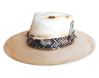 Beverly – Bone White || Sophisticated Fedora || Fedora Hat ||  Wide Brim Fedora || Fedora for Women || Alpha Fashionista
