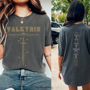 Valkyrie Shirt Valkyrie ACOTAR ACOMAF Valkyrie Sweatshirt ACOTAR Valkyrie Valkeryie Acotar Valkyrie Book Tees Valkyrie In Training