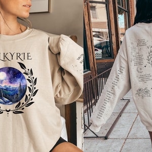 Valkyrie Shirt A Court Of Thorns And Roses Merch ACOTAR Merch Velaris Shirt ACOTAR Shirt ACOTAR Sweatshirt Sarah J Maas Merch Nesta Archeron