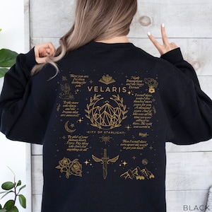 Velaris Shirt Rhysand ACOTAR Sweatshirt ACOTAR Shirt A Court Of Thorns And Roses Smut Valkyrie Fanfiction Sarah J Maas Feyre Mystical Shirt
