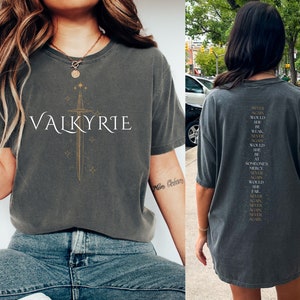 Valkyrie Shirt A Court Of Thorns And Roses ACOTAR Shirt ACOTAR Merch Sarah J Maas ACOTAR Rhysand Booktok Book Lover Shirt Velaris Shirt