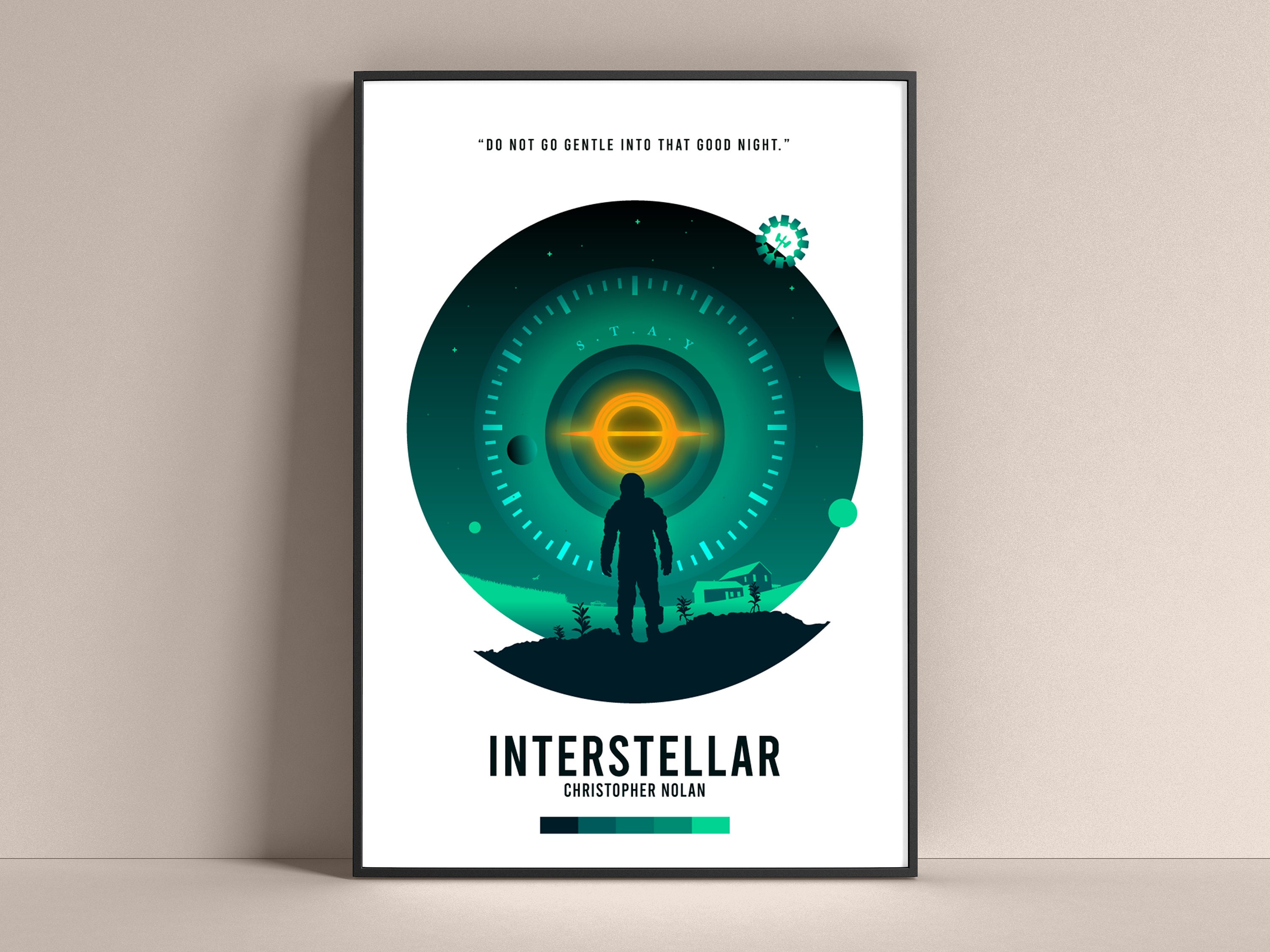 Interstellar Minimalist Poster Print Artwork Wall Art for - Etsy