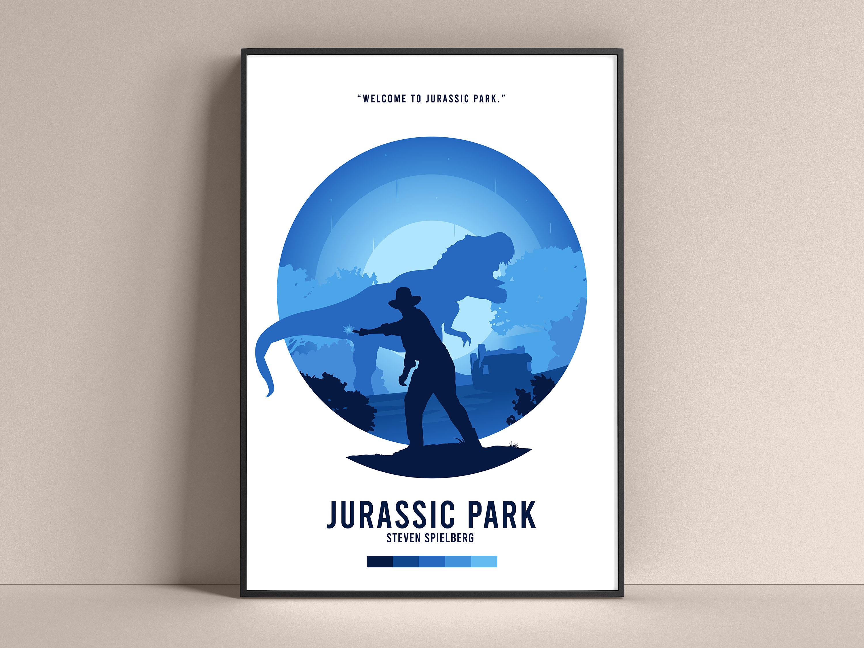 Jurassic Park Movie Minimalist Print Artwork A4 A3 Alternative jurassic-park-movie-minimalist-print-artwork-a4-a3-alternative