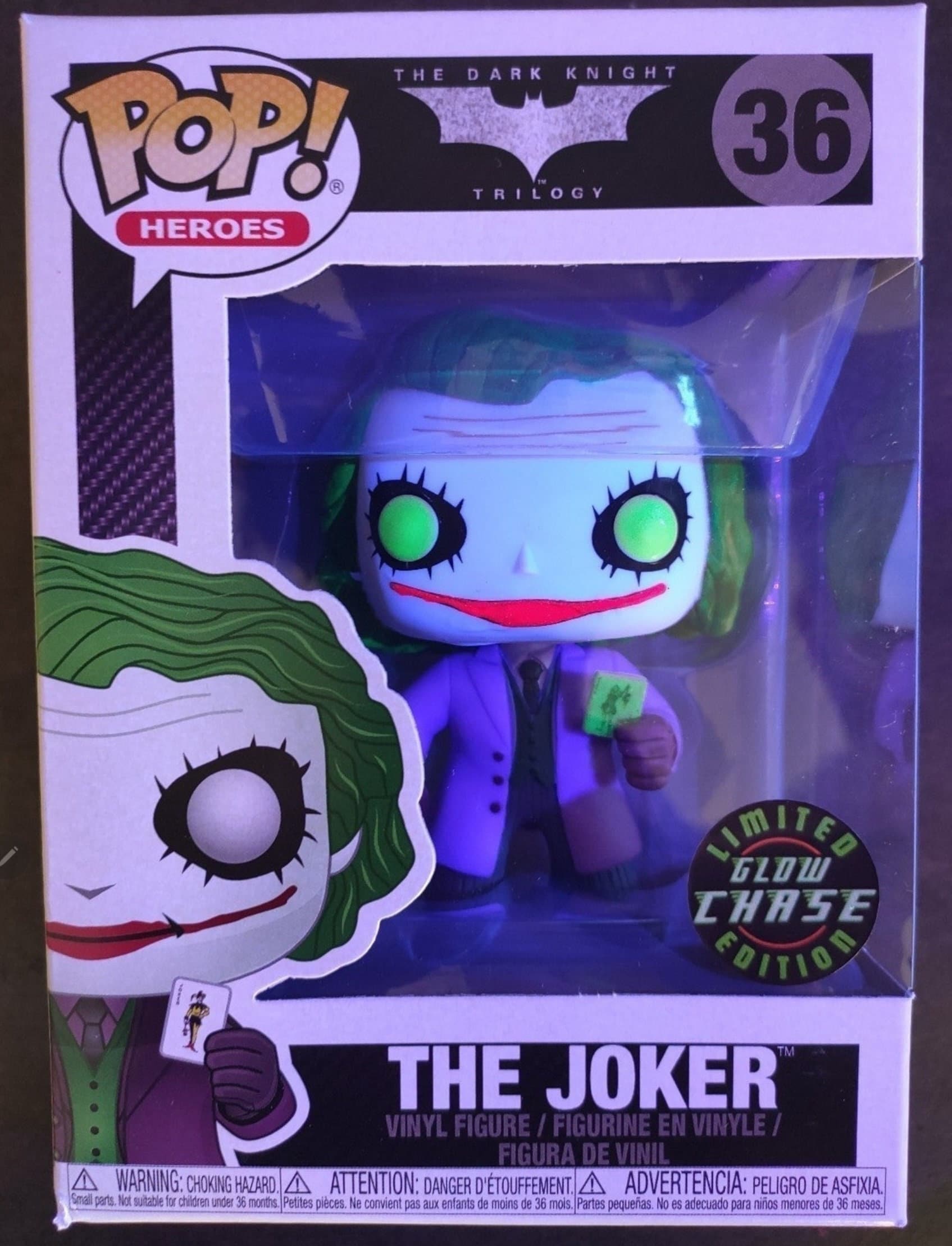 Funko Pop! Heroes The Dark Knight Trilogy The Joker Figure #36
