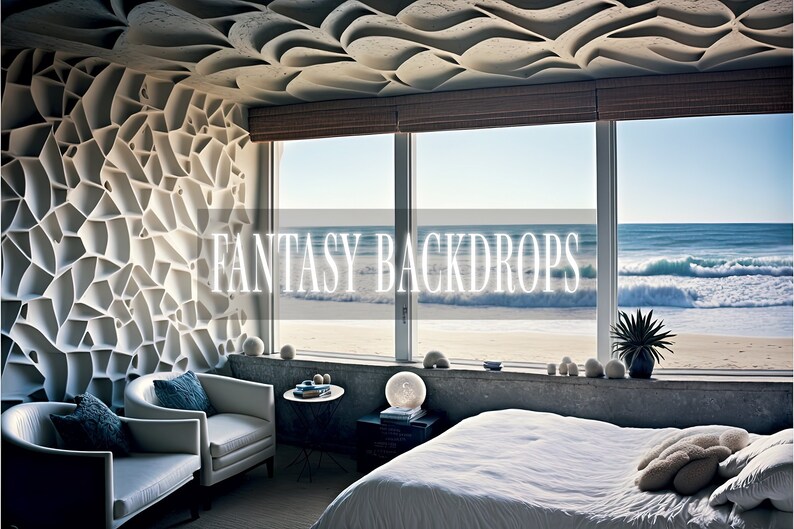 Overlooking Design Backdrop Malibu Rooms Digital Backdrops, Portrait Backdrop Overlays, Studio ...