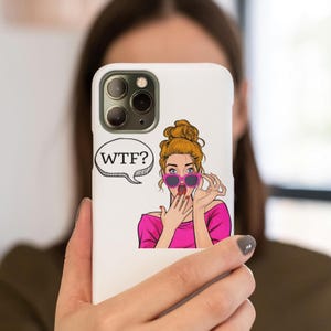 WTF Girl Pop Art svg, citation drôle d'humour politique png jpg pdf, téléchargement numérique pour tasses, affiches, chemises, sublimation, cartes, femmes douces