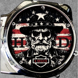 Harley Davidson Derby Cover Unique Custom Design Skull Badass