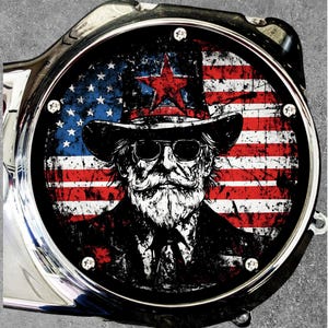 Harley Davidson Derby Cover Unique Custom Design Skull Badass
