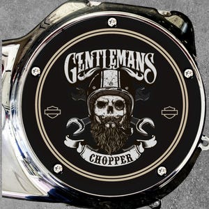 Harley Davidson Derby Cover Unique Custom Design Skull Badass