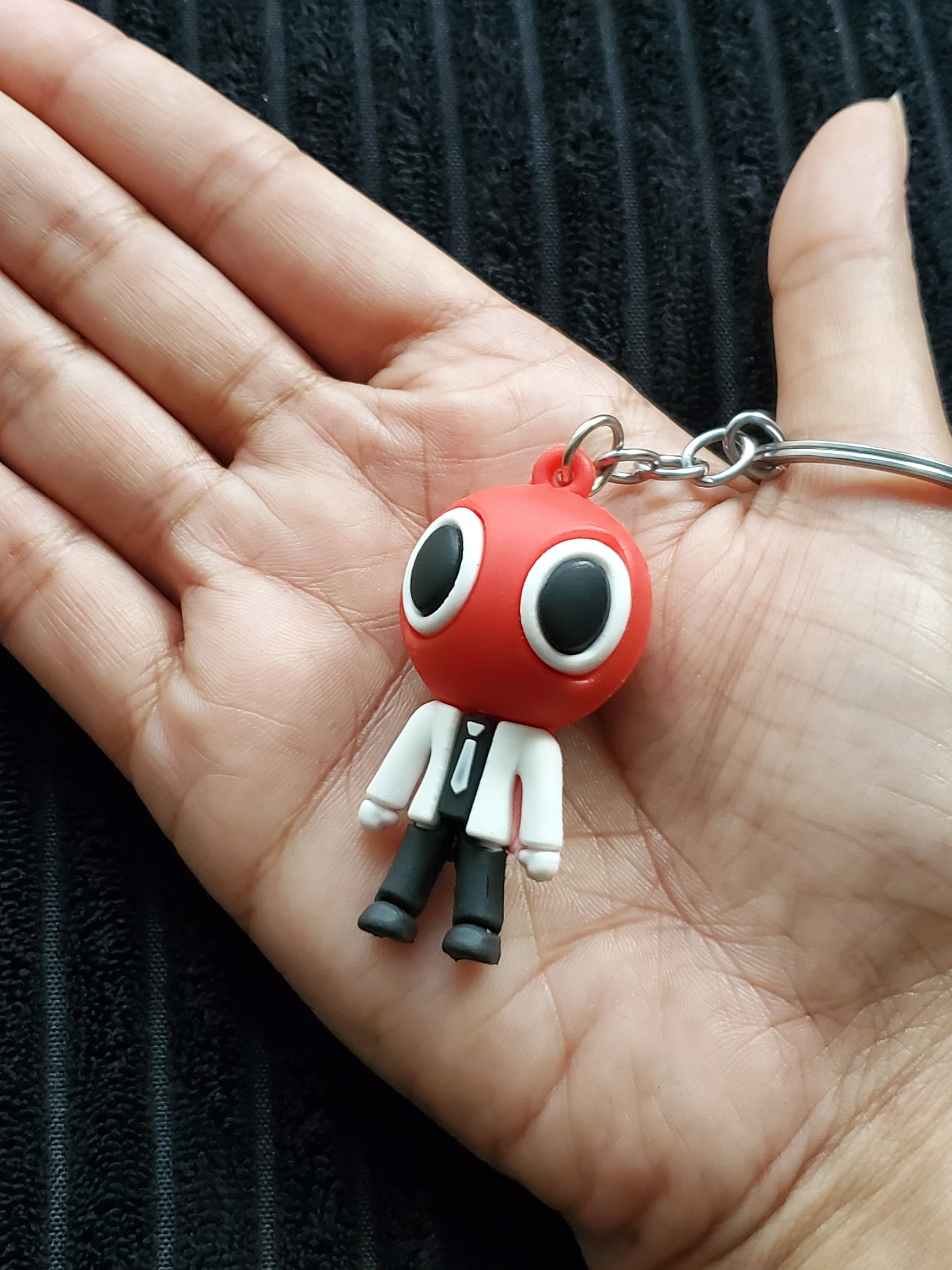 Doors Roblox Game Figure Keychains Pendant Keyring Toy PVC Rubber