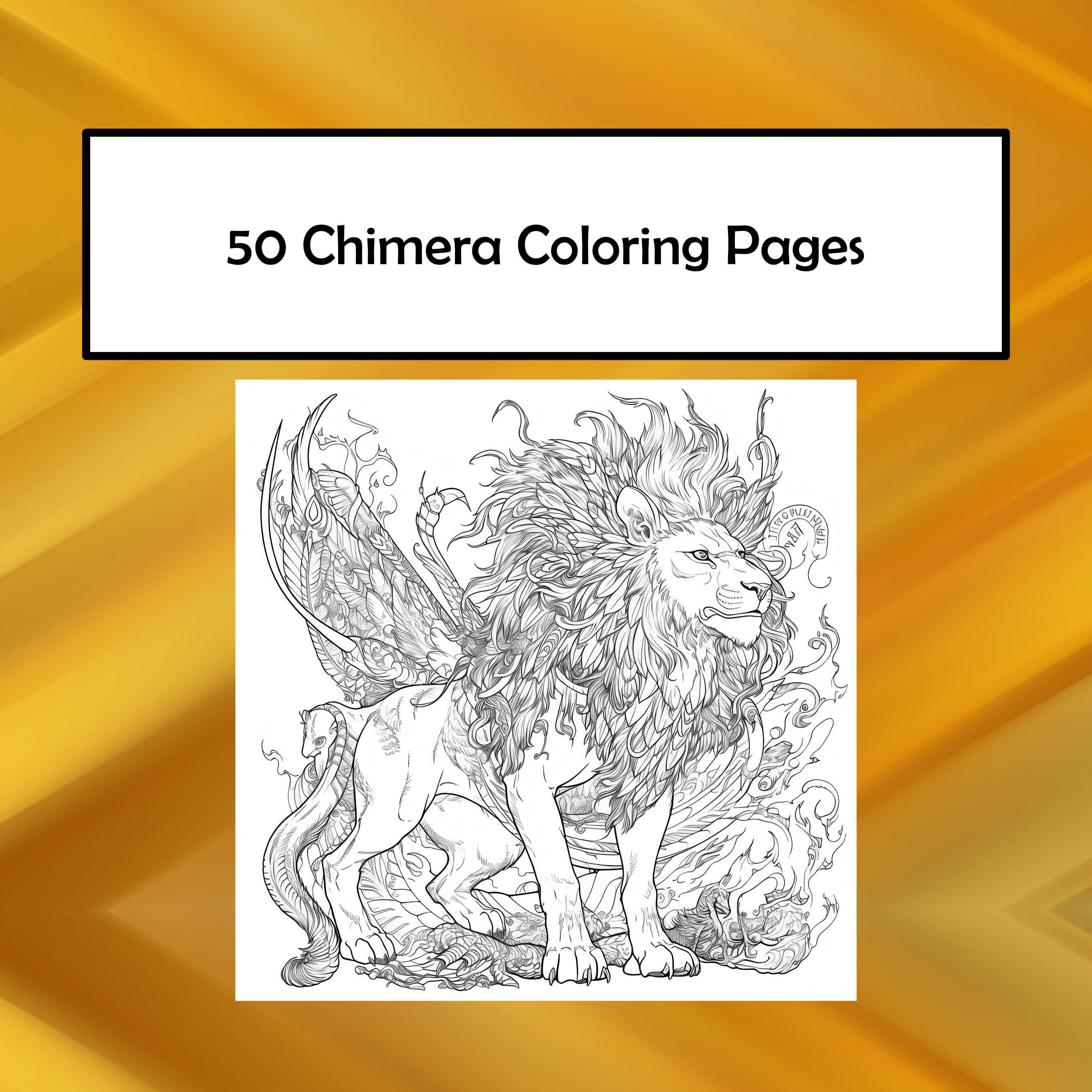 Chimera Coloring Pages