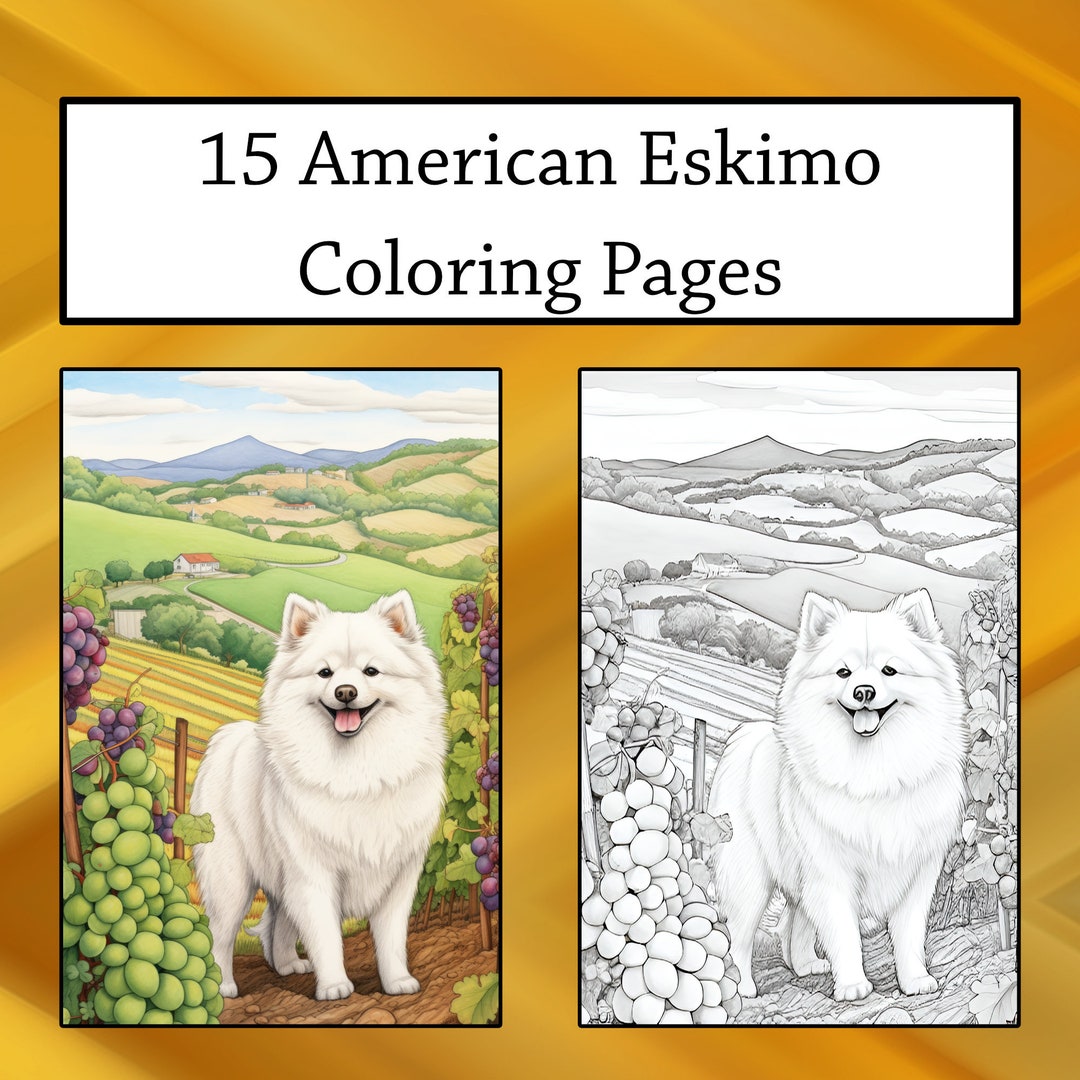 15 American Eskimo Coloring Pages, Printable PDF Dog Coloring Pages ...