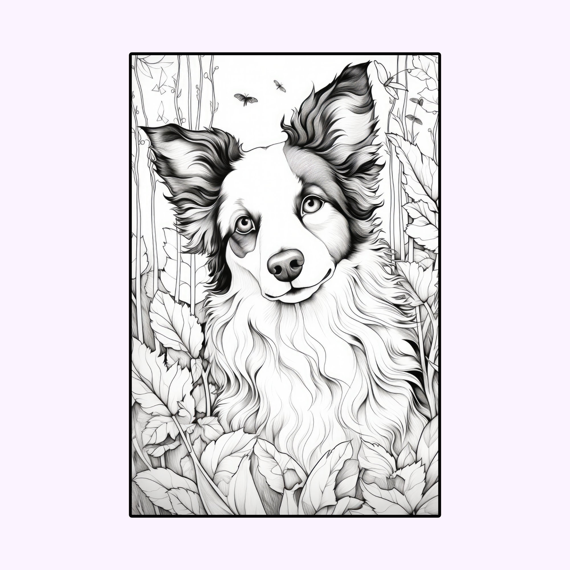 15 Border Collie Coloring Pages, Printable PDF Dog Coloring Pages ...