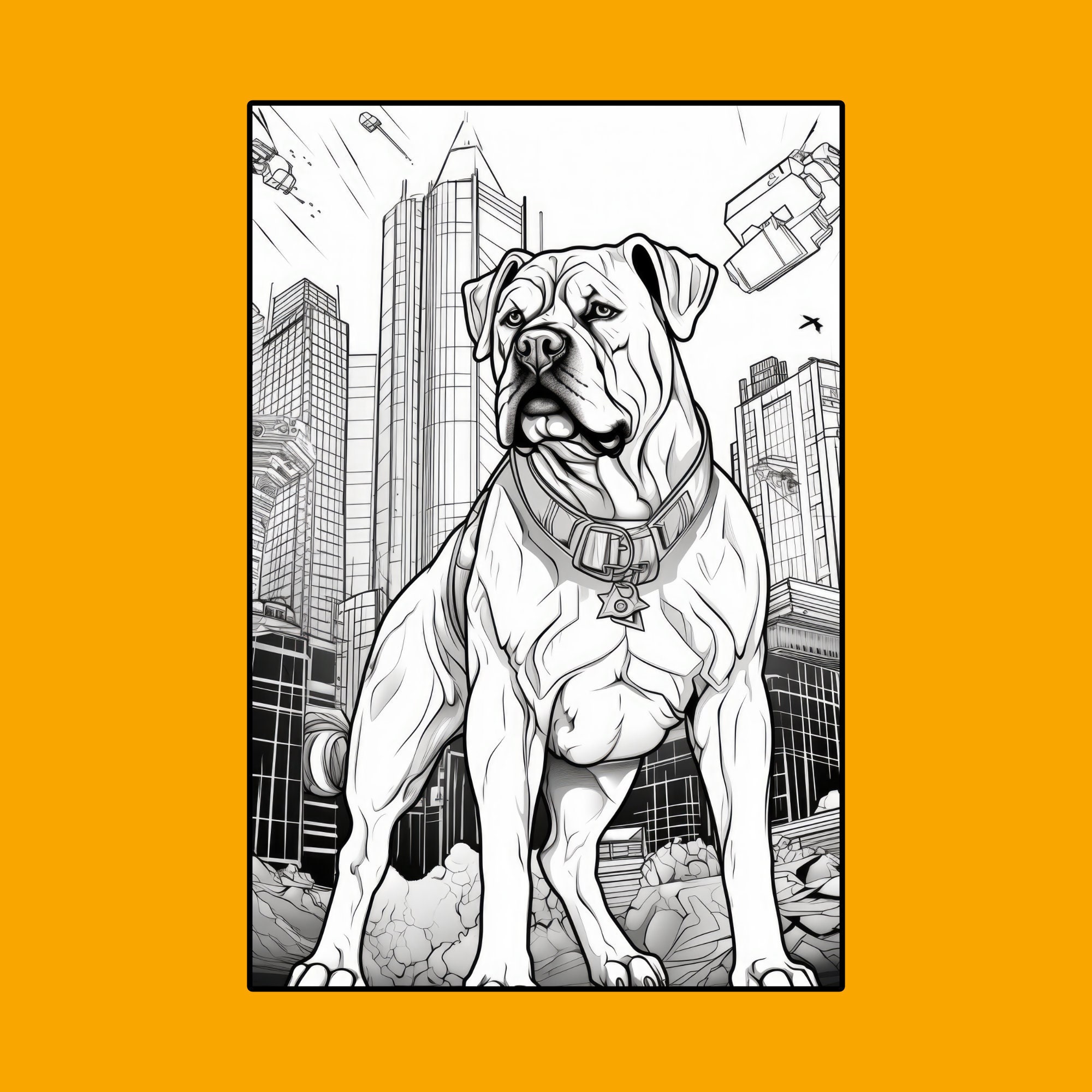34 Cane Corso Coloring Pages, Printable PDF Dog Coloring Pages