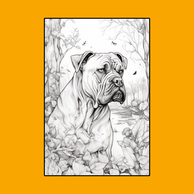 34 Cane Corso Coloring Pages, Printable PDF Dog Coloring Pages