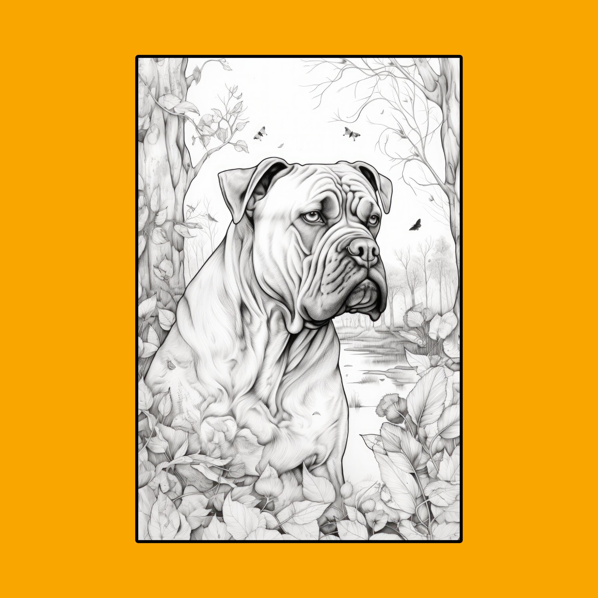 34 Cane Corso Coloring Pages, Printable PDF Dog Coloring Pages
