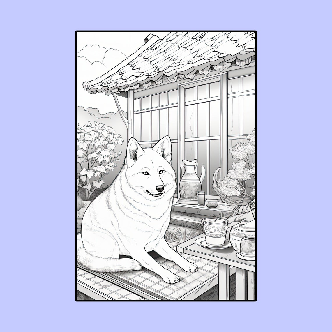 15 Akita Coloring Pages, Printable PDF Dog Coloring Pages, Coloring ...
