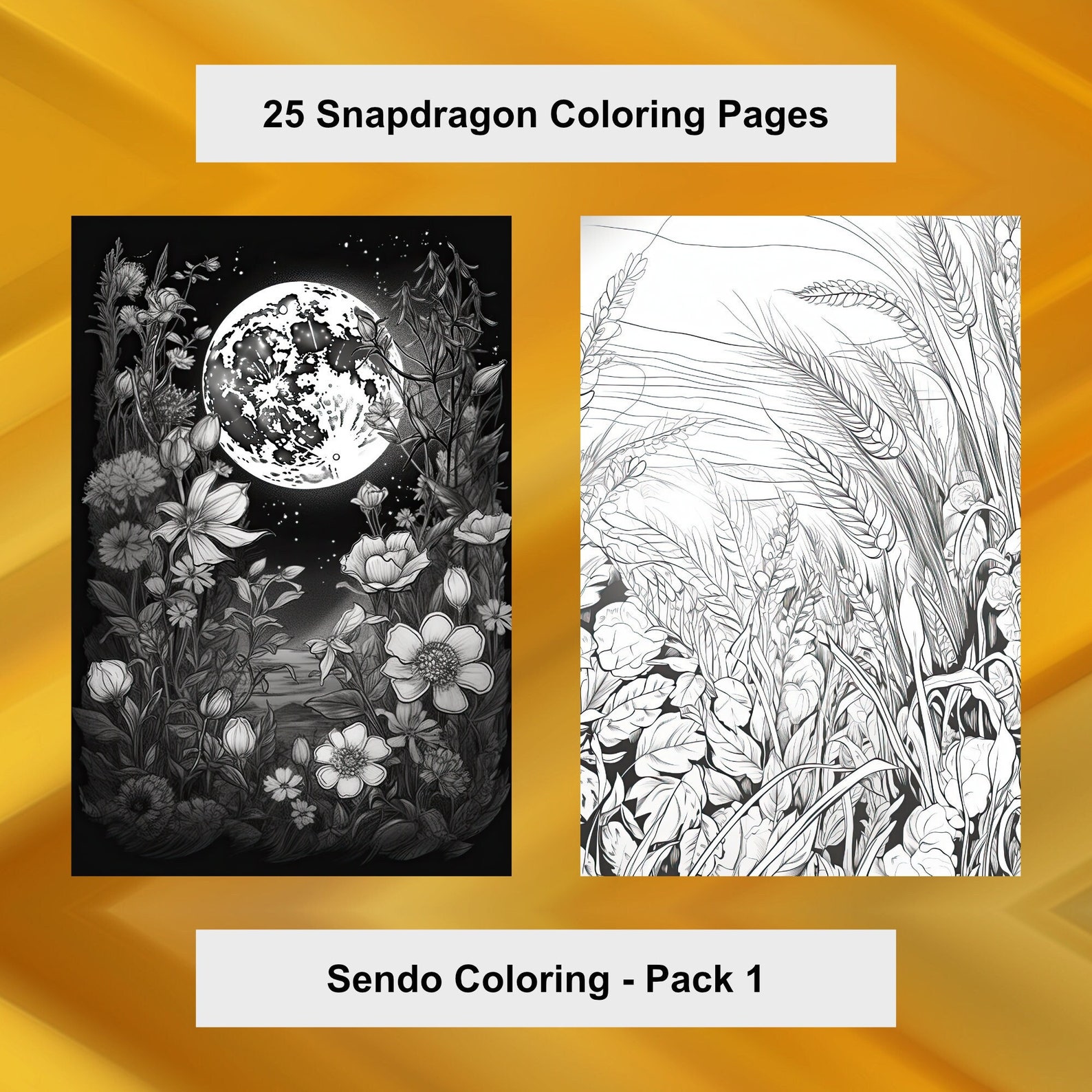 Snapdragon Color Chart Snapdragon Coloring Pages: 25 Printable Floral Designs (PDF) - Etsy