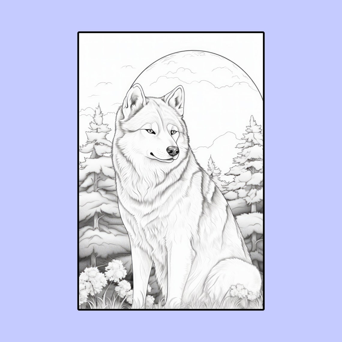 15 Akita Coloring Pages, Printable PDF Dog Coloring Pages, Coloring ...
