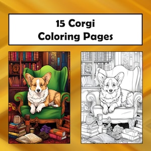 15 Corgi Coloring Pages: Printable Dog Art (PDF Download)