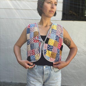 トップス iver&isla patchwork quilt pullover vest iver & isla / patchwork quilt pullover vest