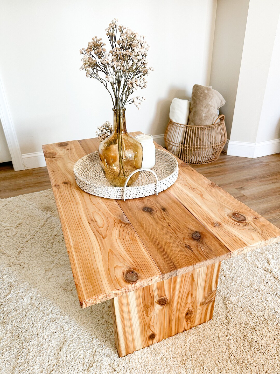 Rustic Cedar Coffee Table Etsy