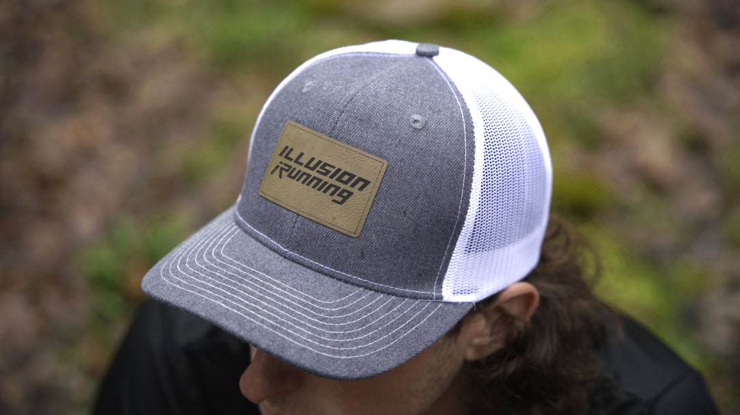 Illusion Running Trucker Cap Etsy